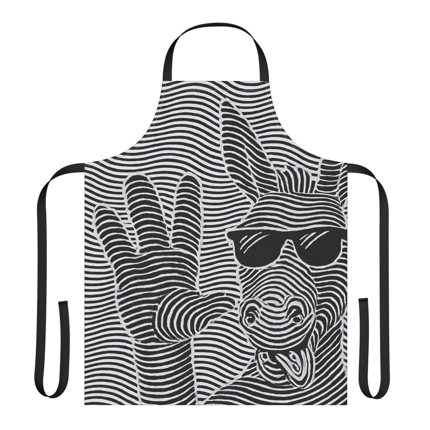 Apron, 5-Color Straps (AOP)