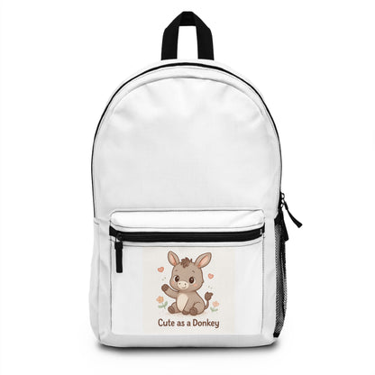 Adorable Donkey Graphic Backpack for Kids | Cute Animal School Bag | Perfect for Birthday Gifts, School, and Everyday Use